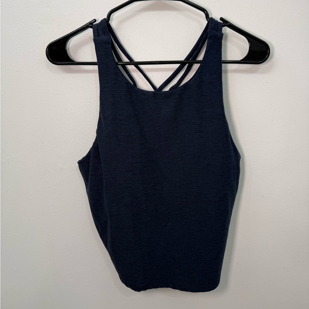 Jockey Women's Strappy Cropped Tank With Built-In Bra
